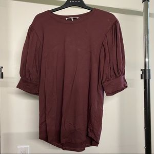 FRAME burgundy blouse